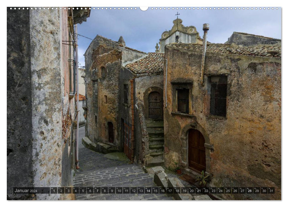 Sizilien – Landschaft und Architektur (CALVENDO Premium Wandkalender 2024)