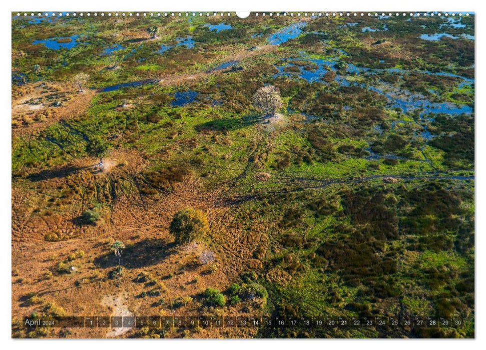 Botswana – Landschaft und Tierwelt (CALVENDO Wandkalender 2024)