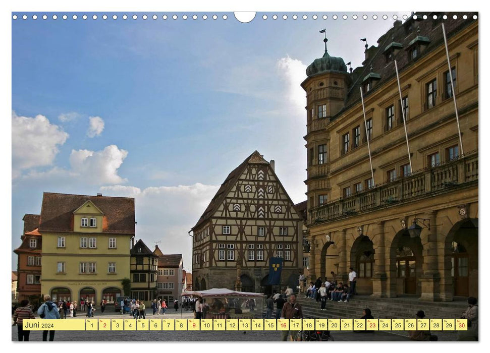 Romantisches Rothenburg ob der Tauber (CALVENDO Wandkalender 2024)