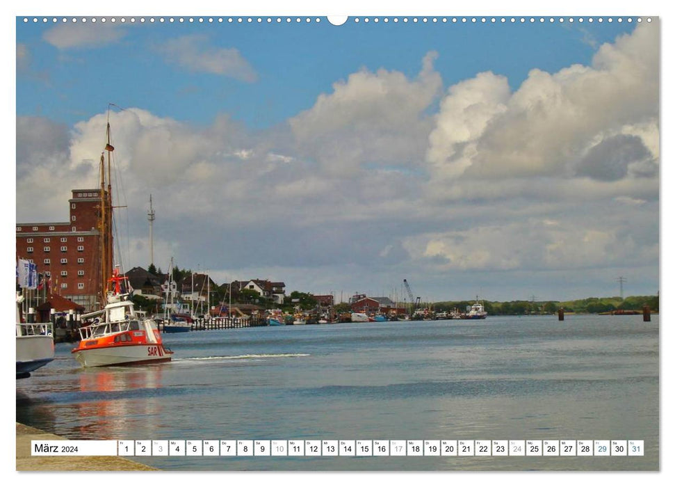 The Baltic Sea - from Schleswig to Glücksburg (CALVENDO Premium Wall Calendar 2024) 