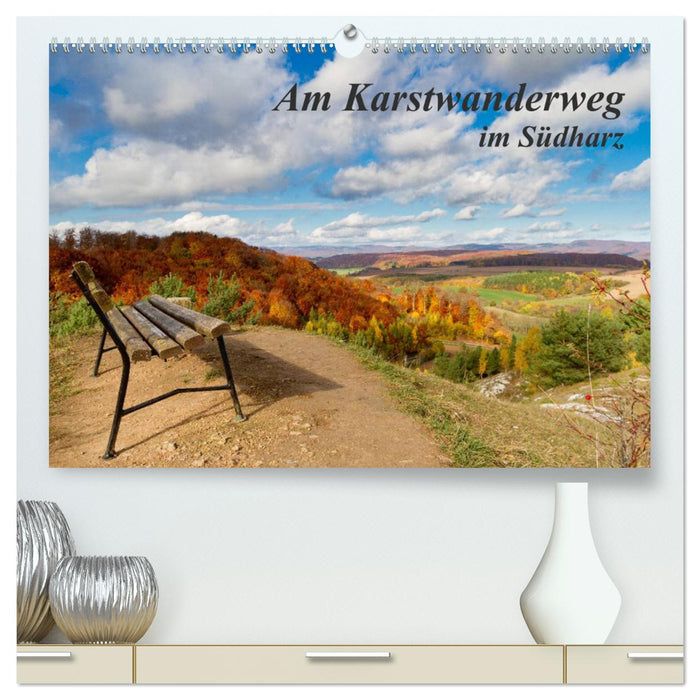 On the karst hiking trail in the southern Harz (CALVENDO Premium Wall Calendar 2024) 