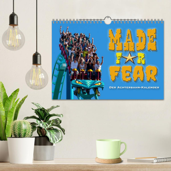 Made for Fear - Der Achterbahnkalender (CALVENDO Wandkalender 2024)
