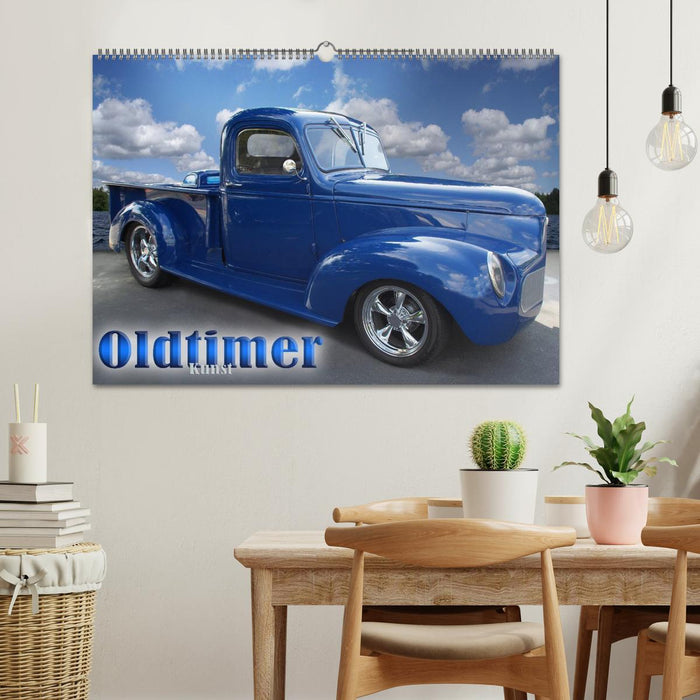 Classic car art (CALVENDO wall calendar 2024) 