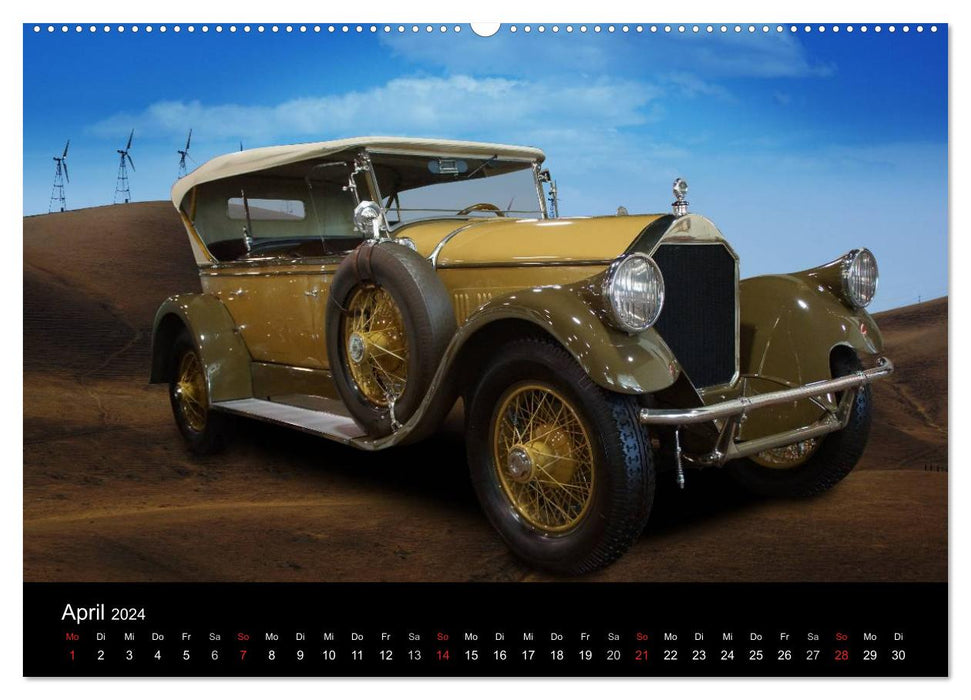 Classic car art (CALVENDO wall calendar 2024) 