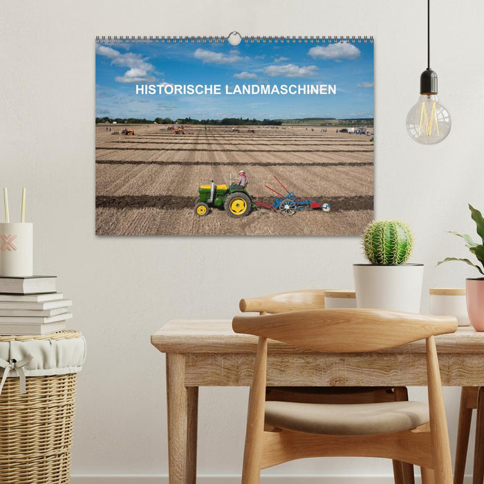 Historical agricultural machinery (CALVENDO wall calendar 2024) 