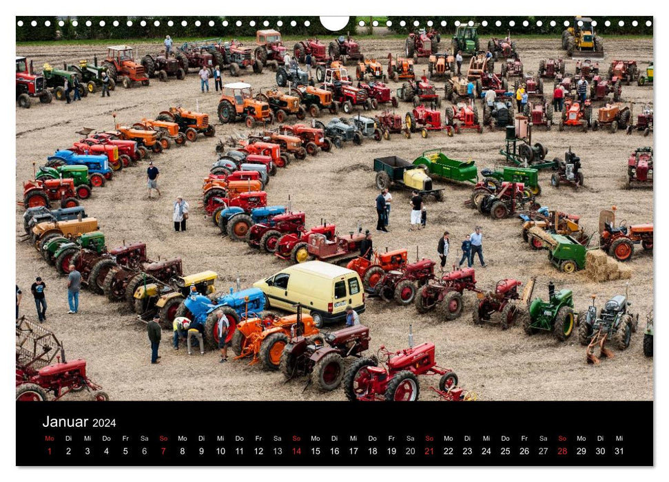 Historische Landmaschinen (CALVENDO Wandkalender 2024)