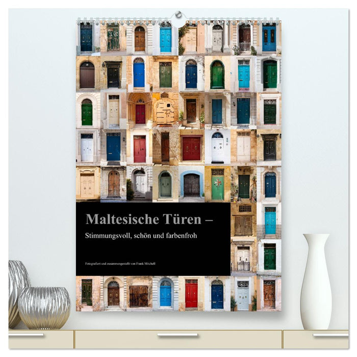 Maltese doors - atmospheric, beautiful and colorful (CALVENDO Premium Wall Calendar 2024) 