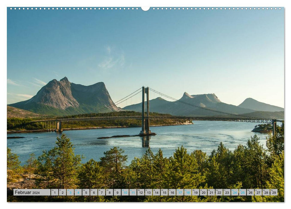 Summer in Norway (CALVENDO Premium Wall Calendar 2024) 