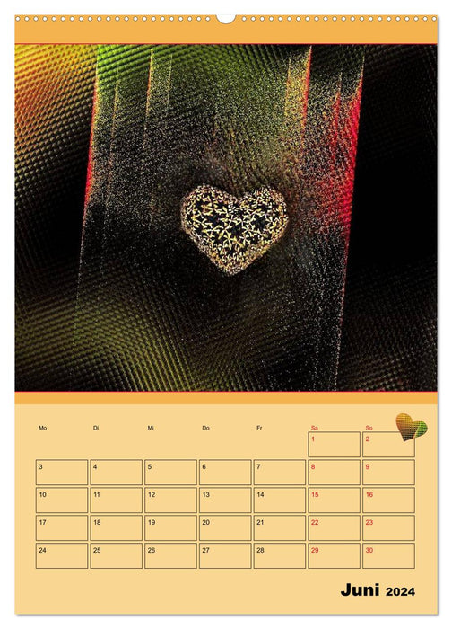 Lots of heart (CALVENDO wall calendar 2024) 