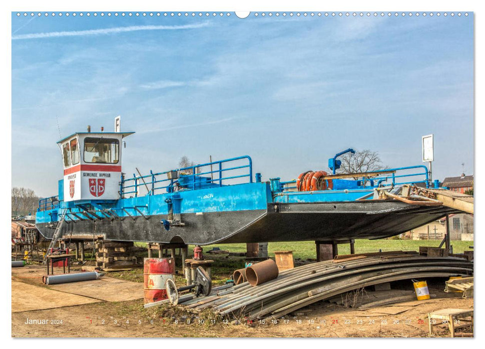 Main ferries in Franconia (CALVENDO wall calendar 2024) 