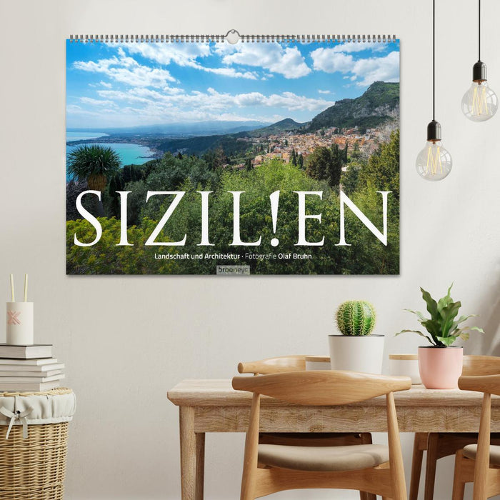 Sizilien – Landschaft und Architektur (CALVENDO Wandkalender 2024)