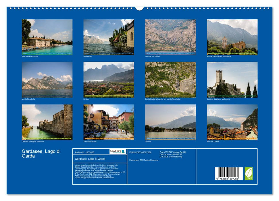 Gardasee. Lago di Garda (CALVENDO Premium Wandkalender 2024)