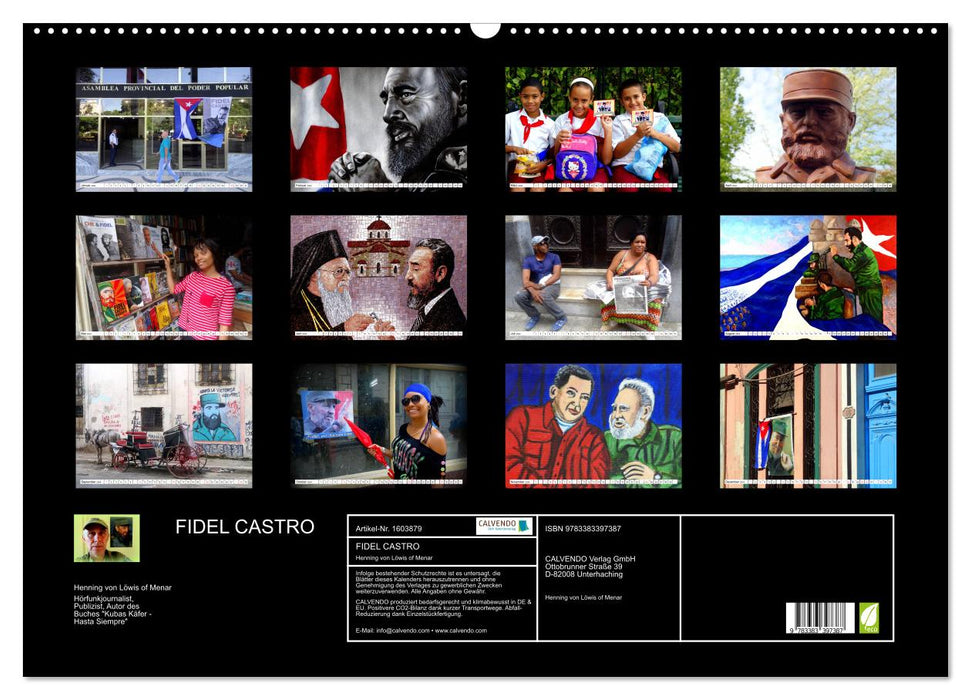 FIDEL CASTRO (CALVENDO Wandkalender 2024)