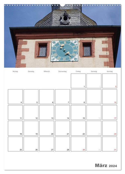 Historical clocks (CALVENDO Premium Wall Calendar 2024) 