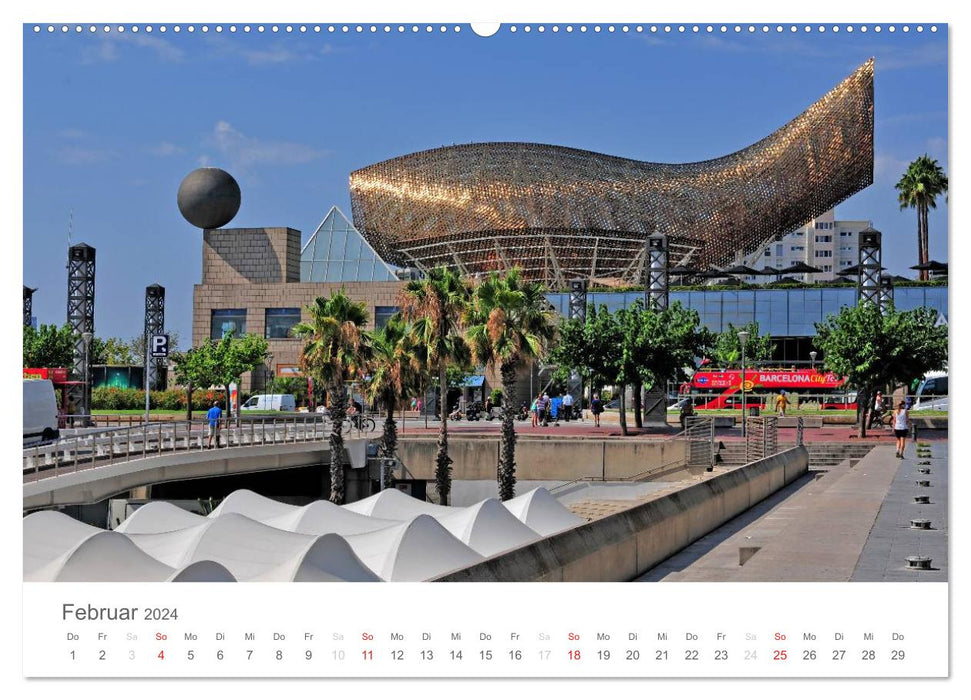 Barcelona im Auge der Kamera (CALVENDO Premium Wandkalender 2024)