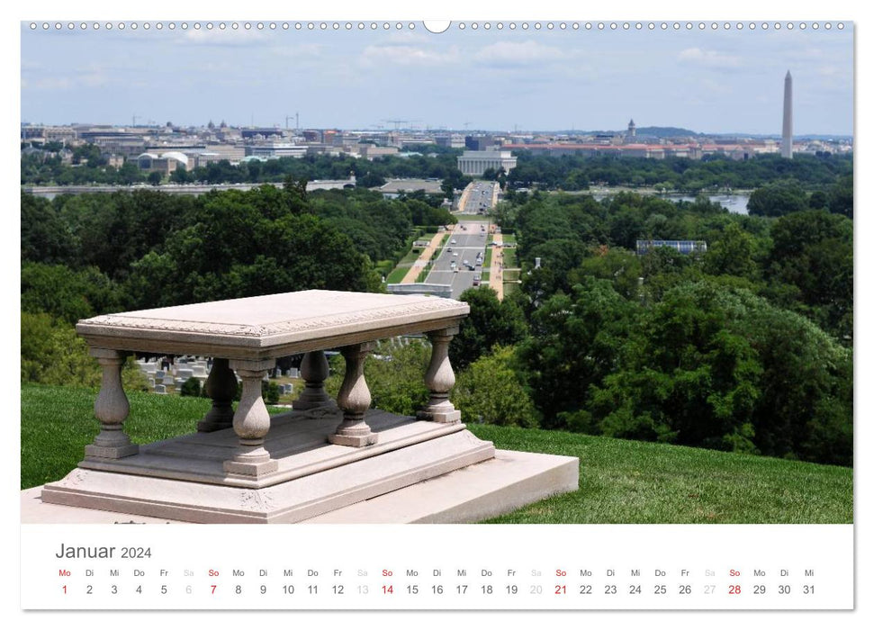 Washington in the eye of the photographer (CALVENDO Premium Wall Calendar 2024) 