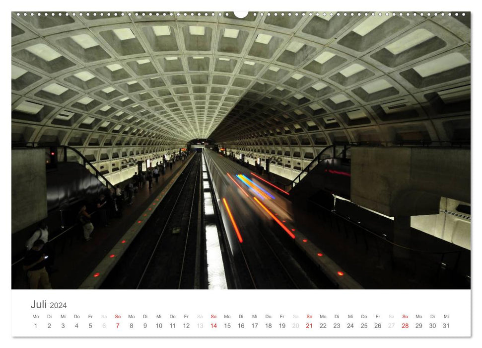 Washington in the eye of the photographer (CALVENDO Premium Wall Calendar 2024) 