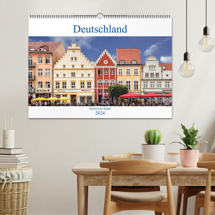 Germany - Picturesque Cities (CALVENDO Wall Calendar 2024) 