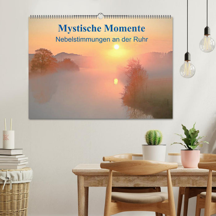 Mystical moments - foggy atmosphere on the Ruhr (CALVENDO wall calendar 2024) 