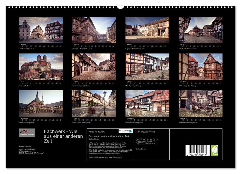 Half-timbered structure - like from another time (CALVENDO Premium Wall Calendar 2024) 