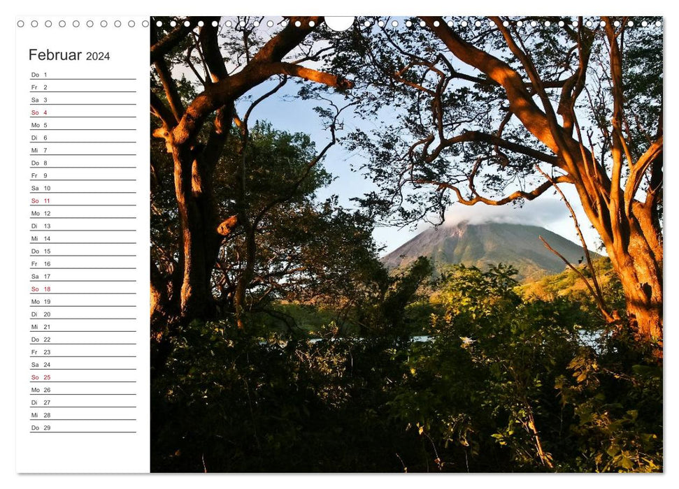 Nicaragua - Vulkane und Kolonialarchitektur (CALVENDO Wandkalender 2024)