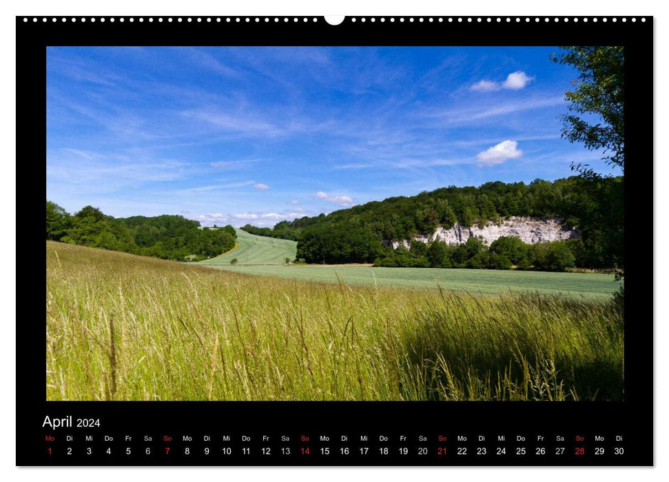 On the karst hiking trail in the southern Harz (CALVENDO wall calendar 2024) 