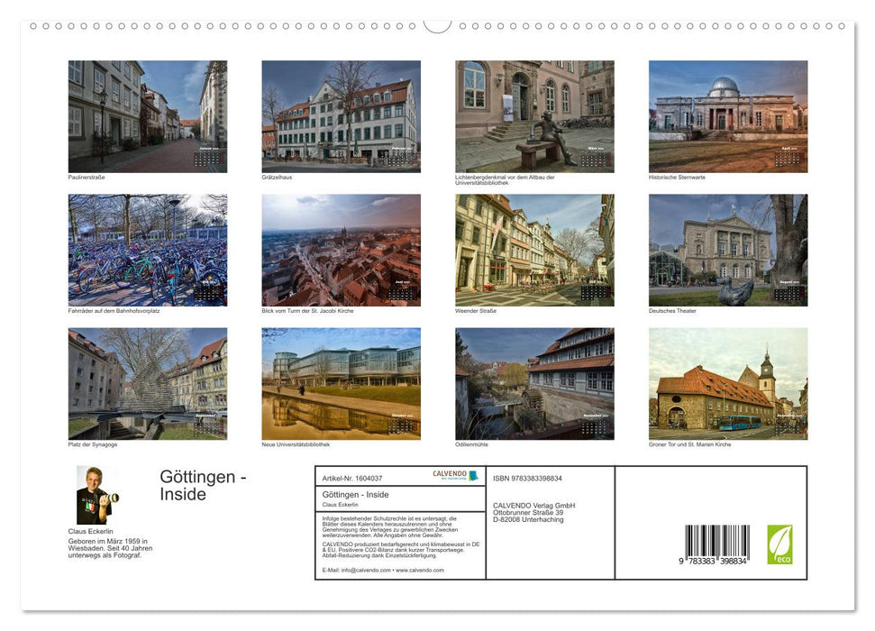 Göttingen - Inside (CALVENDO Premium Wall Calendar 2024) 