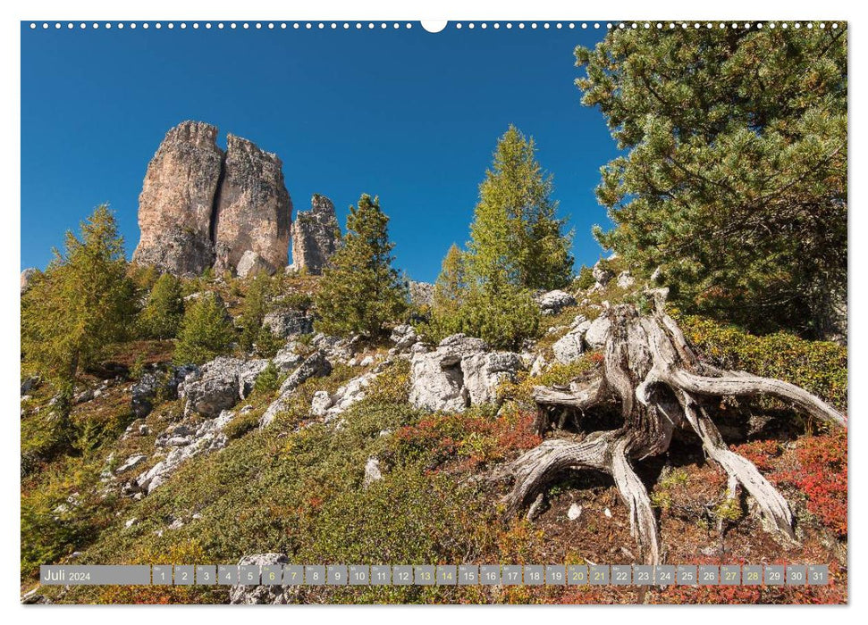 Herbst in den Dolomiten (CALVENDO Premium Wandkalender 2024)