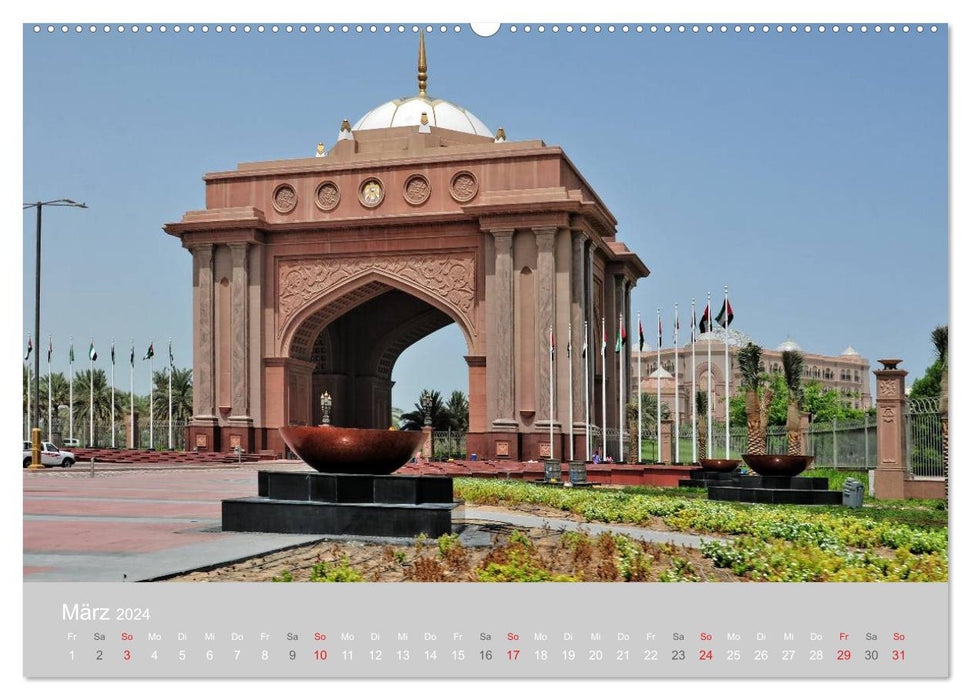 Abu Dhabi im Auge des Fotografen (CALVENDO Premium Wandkalender 2024)