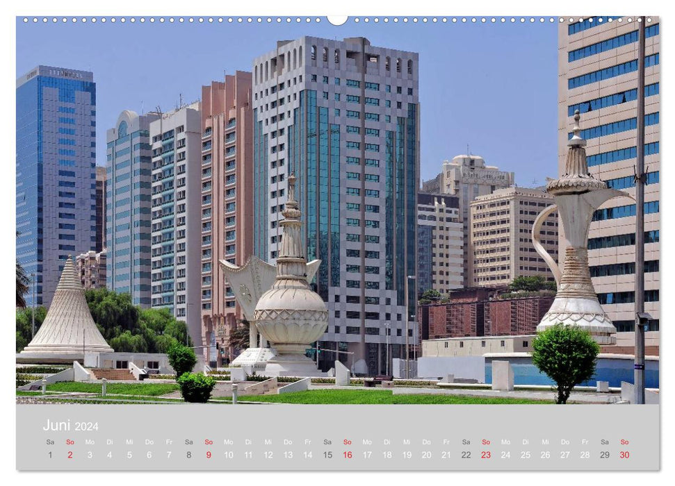 Abu Dhabi im Auge des Fotografen (CALVENDO Premium Wandkalender 2024)