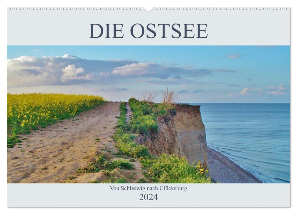 La mer Baltique - du Schleswig à Glücksburg (calendrier mural CALVENDO 2024) 