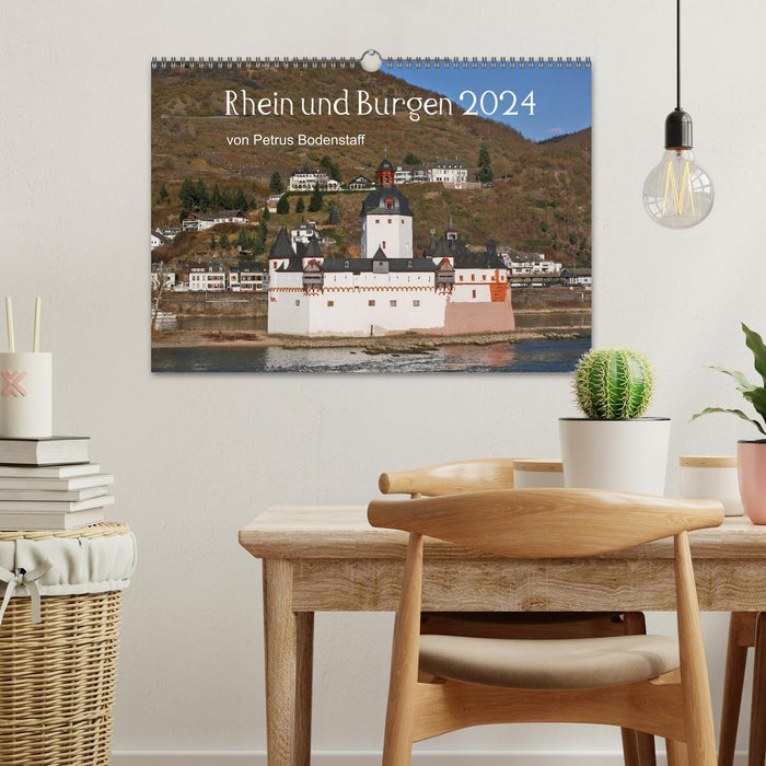 Rhine and castles (CALVENDO wall calendar 2024) 