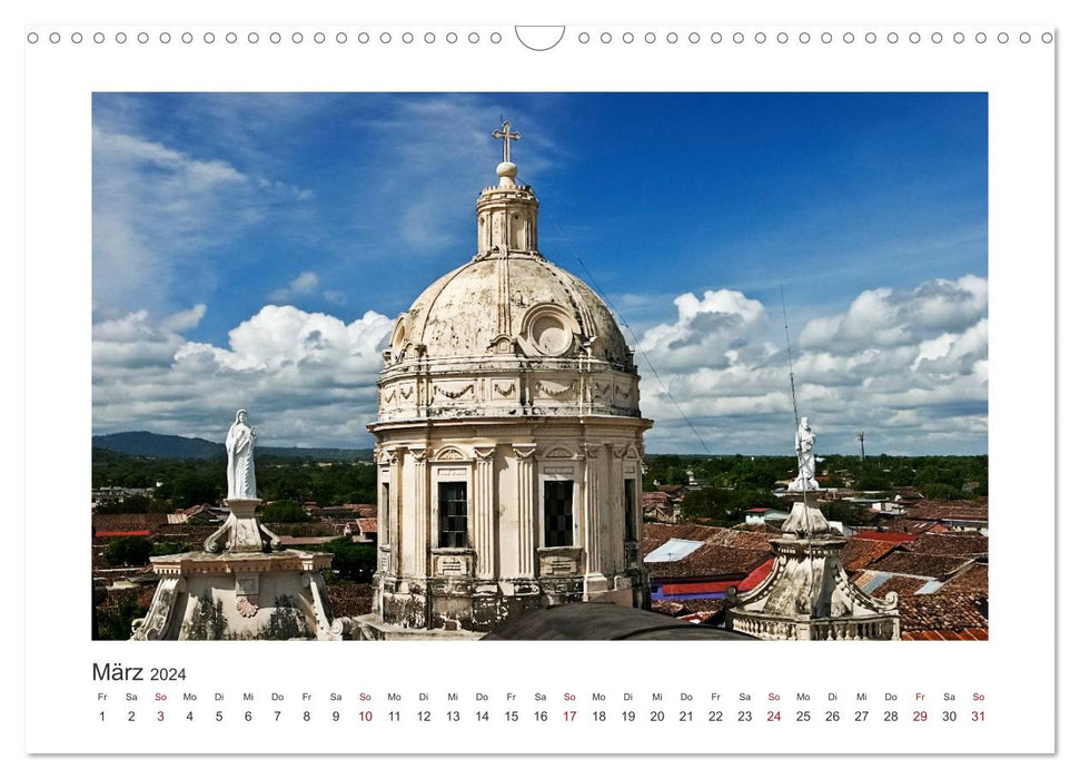 Nicaragua - Land of Volcanoes (CALVENDO Wall Calendar 2024) 