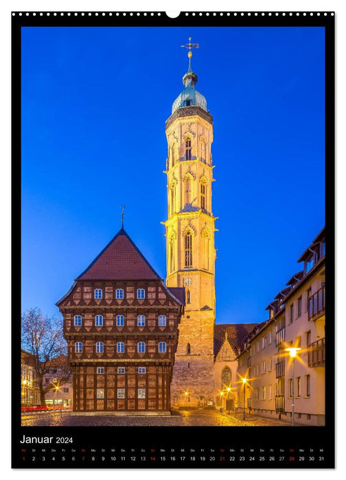 Braunschweig in the most beautiful light (CALVENDO Premium Wall Calendar 2024) 