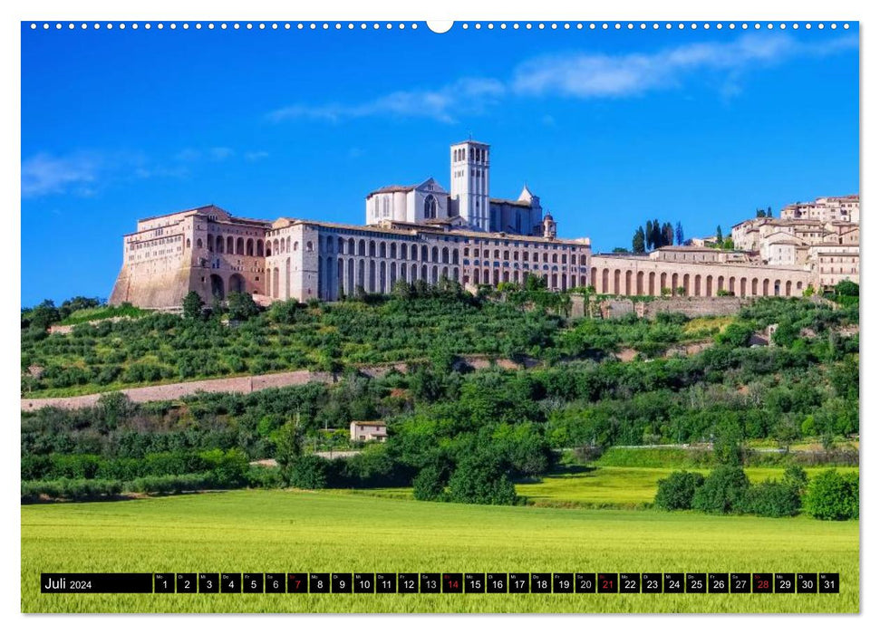 Kirchen in Italien (CALVENDO Premium Wandkalender 2024)