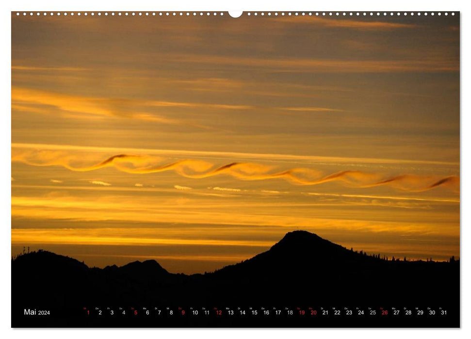 Magische Bergwelt, zwischen Sonnenaufgang und Sonnenuntergang (CALVENDO Wandkalender 2024)