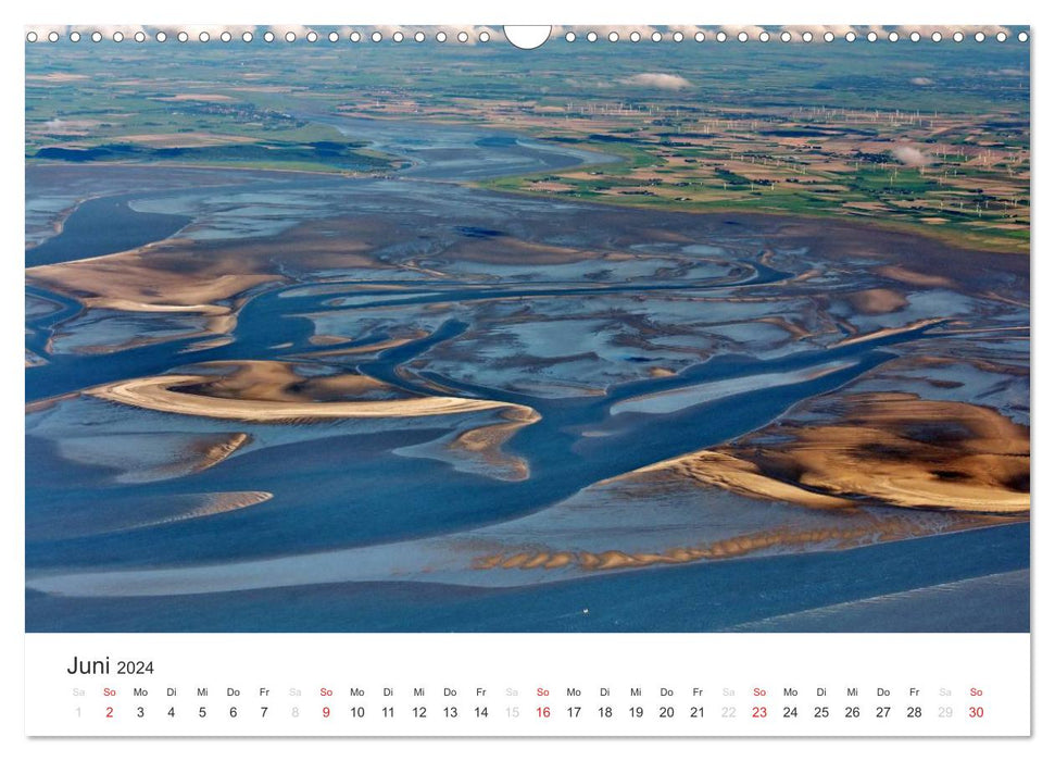 Nordfriesische Inseln im Auge des Fotografen (CALVENDO Wandkalender 2024)