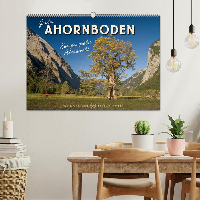 Großer Ahornboden - Europas großer Ahornwald (CALVENDO Wandkalender 2024)