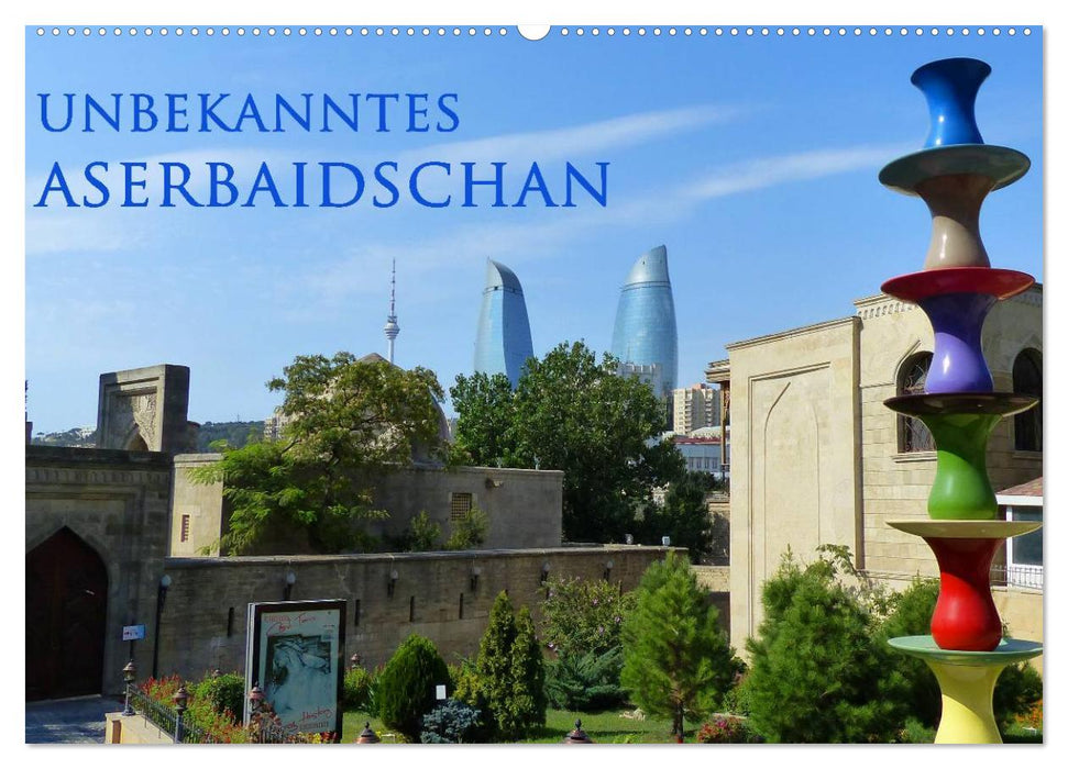 Unbekanntes Aserbaidschan (CALVENDO Wandkalender 2024)
