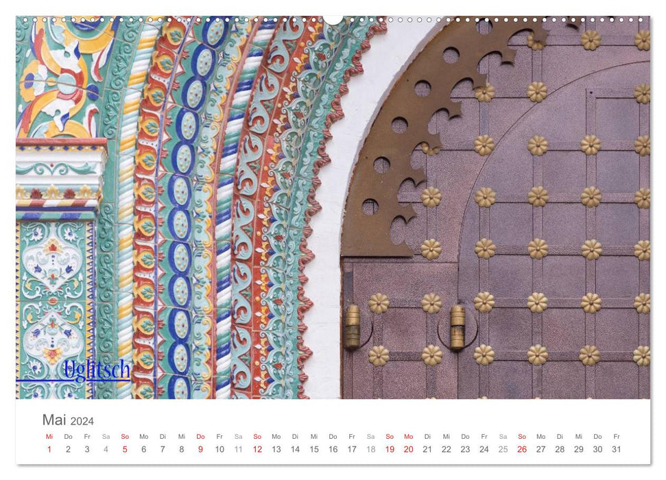 Sur les voies navigables de Russie (Calendrier mural CALVENDO Premium 2024) 