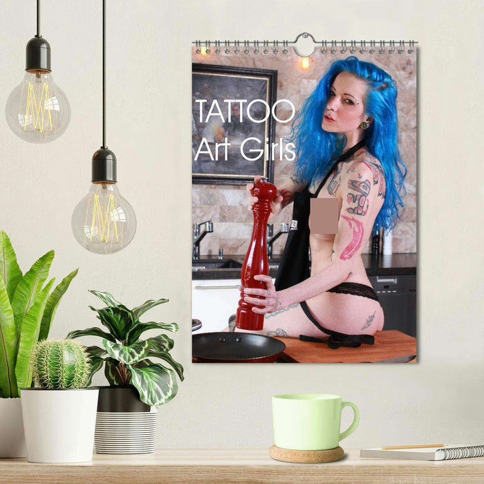 Tattoo Art Girls (Calendrier mural CALVENDO 2024) 