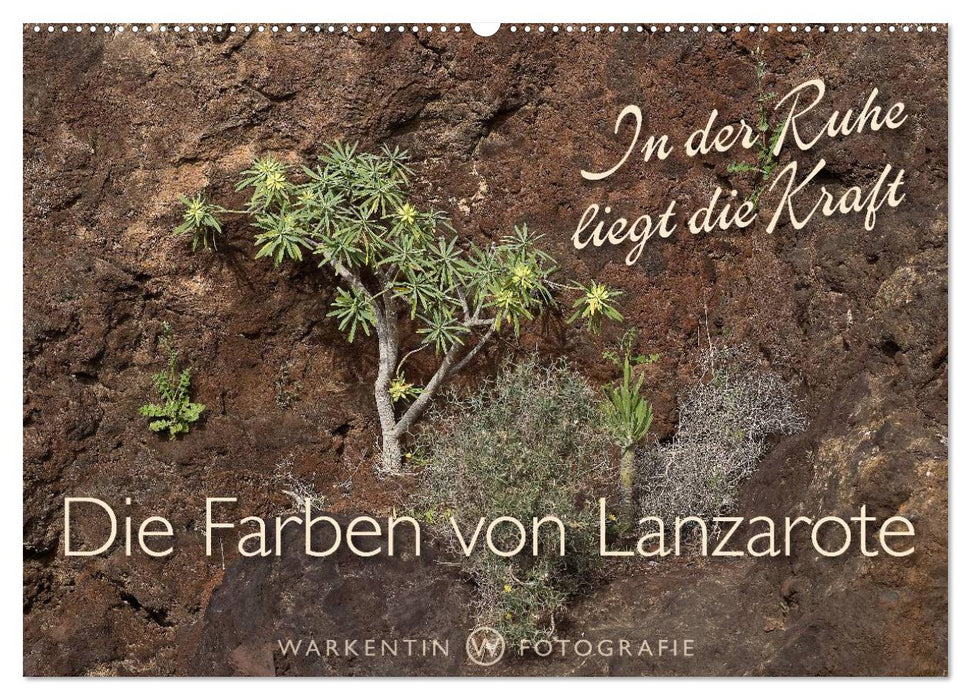 Die Farben von Lanzarote - In der Ruhe liegt die Kraft (CALVENDO Wandkalender 2024)