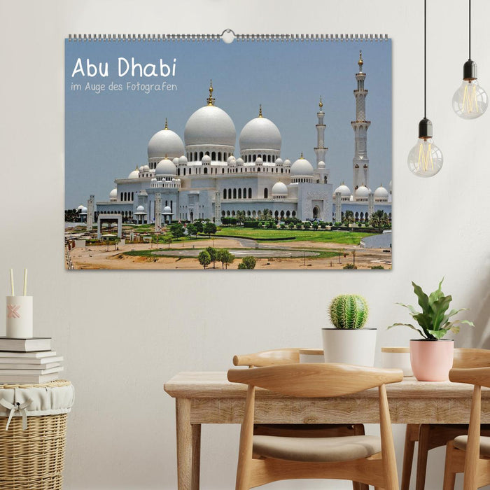 Abu Dhabi dans l'oeil du photographe (Calendrier mural CALVENDO 2024) 