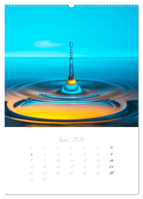Wasser - Quell des Lebens (CALVENDO Premium Wandkalender 2024)