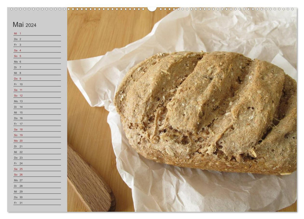 Frisch gebackene Brote und Brötchen (CALVENDO Premium Wandkalender 2024)
