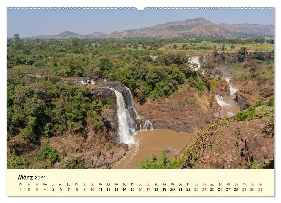 Äthiopien - Hochland in Afrika (CALVENDO Premium Wandkalender 2024)