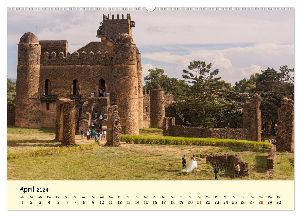 Äthiopien - Hochland in Afrika (CALVENDO Premium Wandkalender 2024)