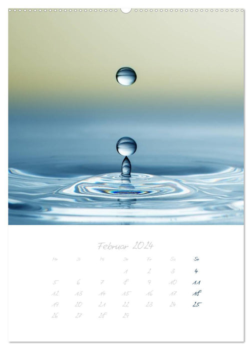 Wasser - Quell des Lebens (CALVENDO Wandkalender 2024)