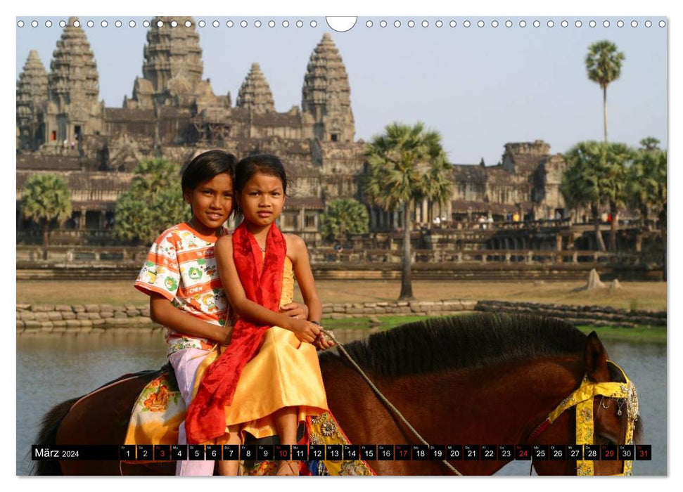 Kambodscha - Angkor Wat (CALVENDO Wandkalender 2024)