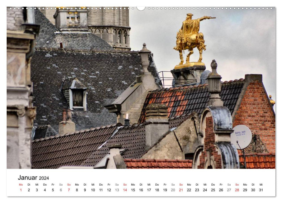 300mm - Brüssel (CALVENDO Premium Wandkalender 2024)
